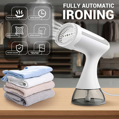 SwiftSteam™ Portable Garment Steamer – Effortless Wrinkle Removal in Seconds