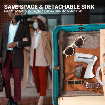 SwiftSteam™ Portable Garment Steamer – Effortless Wrinkle Removal in Seconds