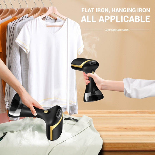 SwiftSteam™ Portable Garment Steamer – Effortless Wrinkle Removal in Seconds