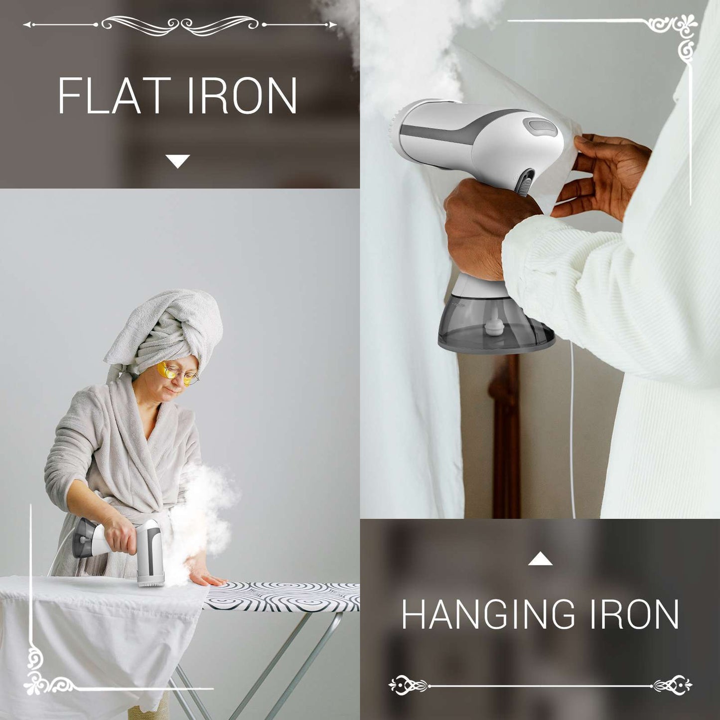 SwiftSteam™ Portable Garment Steamer – Effortless Wrinkle Removal in Seconds
